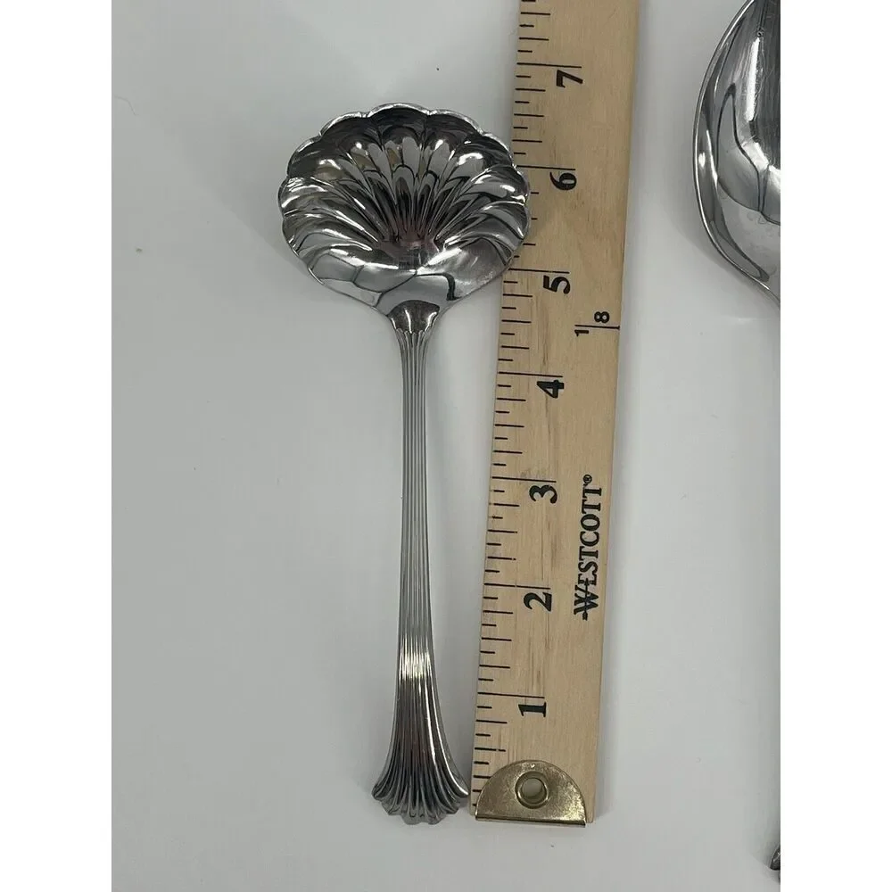 International Silver Tiara Serving Spoons Ladle Meat Fork Dinner Butter Knife